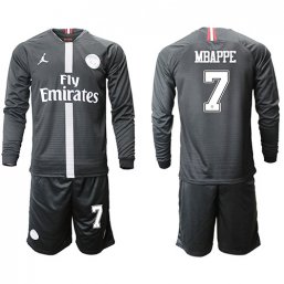 Nuevo Paris St. Germain Manga larga Camiseta de la 1ª equipación 18/19 #7 MBAPPE