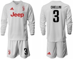 Juventus DE LA 2ª mangas largas blancas 19/20 #3 CHIELLINI