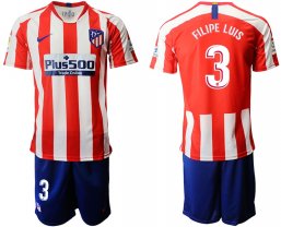 Camiseta Atletico Madrid 1ª Equipación 2019/20 #3 FILIPE LUIS