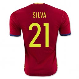 Spain 2015 SILVA Authentic Camiseta de la 1ª equipación