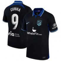 Niños Camiseta Atletico Madrid 2022/2023 de 2ª EQUIPACIÓN #9 Cunha