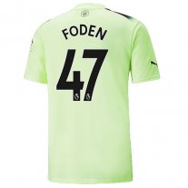 Niños Camiseta Manchester City 2022/2023 de 3ª EQUIPACIÓN #47 FODEN