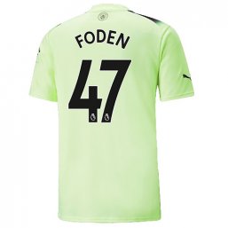 Niños Camiseta Manchester City 2022/2023 de 3ª EQUIPACIÓN #47 FODEN