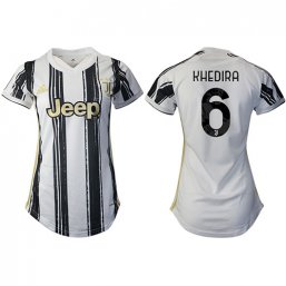 2020/2021 Juventus Camiseta de la 1ª equipación Mujer #6 KHEDIRA