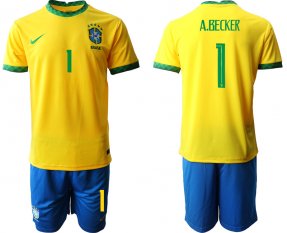 Brazil Camiseta de la 1ª equipación 2021/2022 #1 A.BECKER