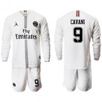 Nuevo Paris St. Germain Manga larga Camiseta de la 2ª equipación 18/19 #9 CAVANI