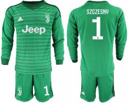 Futbol manga larga Juventus verde portero 19/20 #1 SZCZESNY