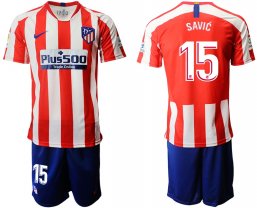 Camiseta Atletico Madrid 1ª Equipación 2019/20 #15 SAVIC