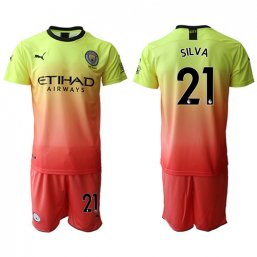 Camiseta Manchester City 2019/20 3ª EQUIPACIÓN #21 SILVA