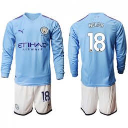 Manchester City Manga larga Camiseta de la 1ª equipación 2019/20 #18 DELPH