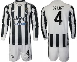 Juventus manga larga de la 1ª equipación 2021/2022 #4 DE LIGT