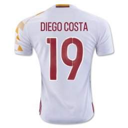 Spain 2016 DIEGO COSTA Camiseta de la 2ª equipación