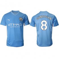 Camiseta Manchester City 2021/2022 de 1ª EQUIPACIÓN #8 GUNDOGAN