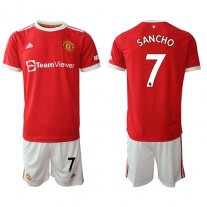 Manchester United 2021/2022 Camiseta de la 1ª equipación #7 SANCHO