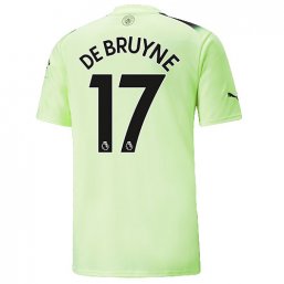 Niños Camiseta Manchester City 2022/2023 de 3ª EQUIPACIÓN #17 DE BRUYNE