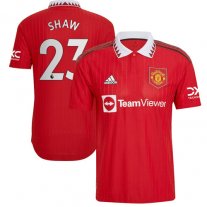 Niños Camiseta Manchester United 2022/2023 de 1ª EQUIPACIÓN #23 Shaw