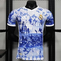 Real Madrid CAMISETA de la blue/white EQUIPACIÓN 24-25 VERSIÓN JUGADOR