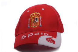 Sombreros Snapback cosidos de la nación del fútbol de España