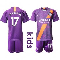 Camiseta Manchester City 18/19 3ª EQUIPACIÓN Niños #17 DE BRUYNE