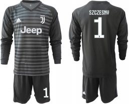 Futbol manga larga Juventus portero negro 19/20 #1 SZCZESNY