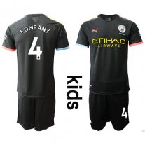 Camiseta Manchester City 2019/20 2ª EQUIPACIÓN Niños #4 KOMPANY