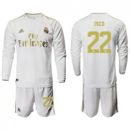 Real Madrid Manga larga Camiseta de la 1ª equipación 2019/20 #22 ISCO