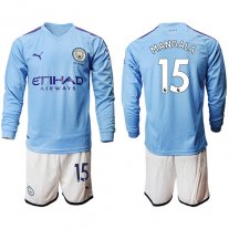 Manchester City Manga larga Camiseta de la 1ª equipación 2019/20 #15 MANGALA