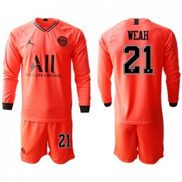 Paris St. Germain Manga larga Camiseta de la 2ª equipación 2019/20 #21 WEAH