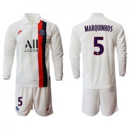 Paris St. Germain Manga larga Camiseta de la 3ª equipación 2019/20 #5 MARQUINHOS