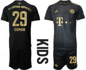 Niños Bayern Munich Camiseta de la 2ª equipación 2021/2022 #29 COMAN