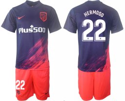 Camiseta Atletico Madrid 2021/2022 de 2ª EQUIPACIÓN #22 HERMOSO