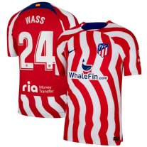 Niños Camiseta Atletico Madrid 2022/2023 de 1ª EQUIPACIÓN #24 Wass