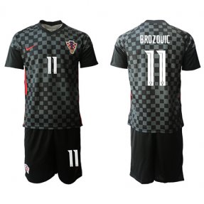 Croacia CAMISETAS DE la 2ª FÚTBOL 2020/2021 #11 BROZOVIC