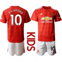 Manchester United 2020/2021 Camiseta de la 1ª equipación Niños #10 RASHFORD