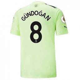 Niños Camiseta Manchester City 2022/2023 de 3ª EQUIPACIÓN #8 GUNDOGAN