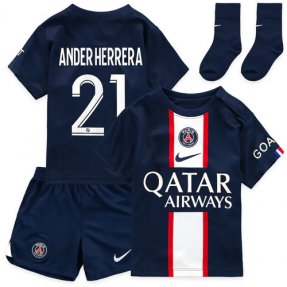 Niños Camiseta Paris St. Germain 2022/2023 de 1ª EQUIPACIÓN #21 Ander Herrera