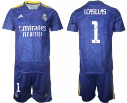 Camiseta Real Madrid 2021/2022 de 2ª EQUIPACIÓN #1 I.CASILLAS