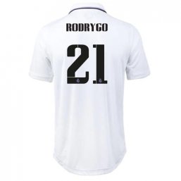 Niños Camiseta Real Madrid 2022/2023 de 1ª EQUIPACIÓN #21 Rodrygo