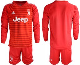 Futbol manga larga Juventus portero rojo 19/20