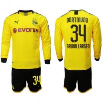 Manga larga Borussia Dortmund Camiseta de la 1ª equipación 2019/20 #34 BRUUN LARSEN