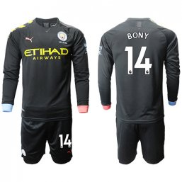 Manchester City Manga larga Camiseta de la 2ª equipación 2019/20 #14 BONY