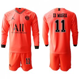 Paris St. Germain Manga larga Camiseta de la 2ª equipación 2019/20 #11 DI MARIA