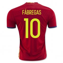 Spain 2016 FABREGAS Camiseta de la 1ª equipación