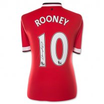 Signed Wayne Rooney 14/15 Back MUFC CAMISETAS DE FÚTBOL