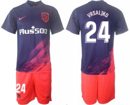 Camiseta Atletico Madrid 2021/2022 de 2ª EQUIPACIÓN #24 VRSALJKO