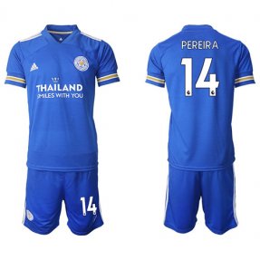 Leicester City 1ª equipacion camisetas de futbol 2020/2021 #14 PEREIRA