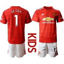 Manchester United 2020/2021 Camiseta de la 1ª equipación Niños #1 DE GEA