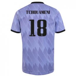 Niños Camiseta Real Madrid 2022/2023 de 2ª EQUIPACIÓN #18 Tchouameni