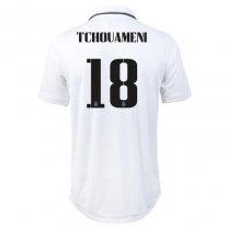 Niños Camiseta Real Madrid 2022/2023 de 1ª EQUIPACIÓN #18 Tchouameni