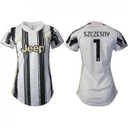 2020/2021 Juventus Camiseta de la 1ª equipación Mujer #1 SZCZESNY